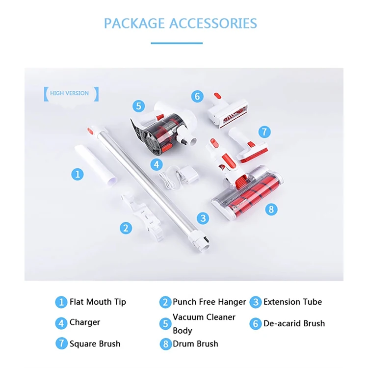 Best selling 230w cordless mopping vacuum cleaner mite