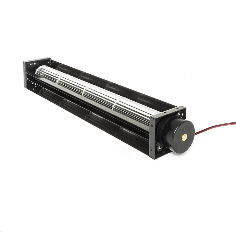 Wholesale Aluminum blades DC 30290 high quality industrial exhaust black 12V24V tangential fan