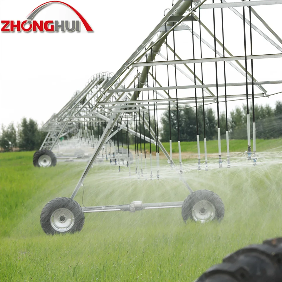 New Metal Center Pivot Irrigation System with Pump Motor Gearbox Engine for Farms & Manufacturing Plant Core Components Included