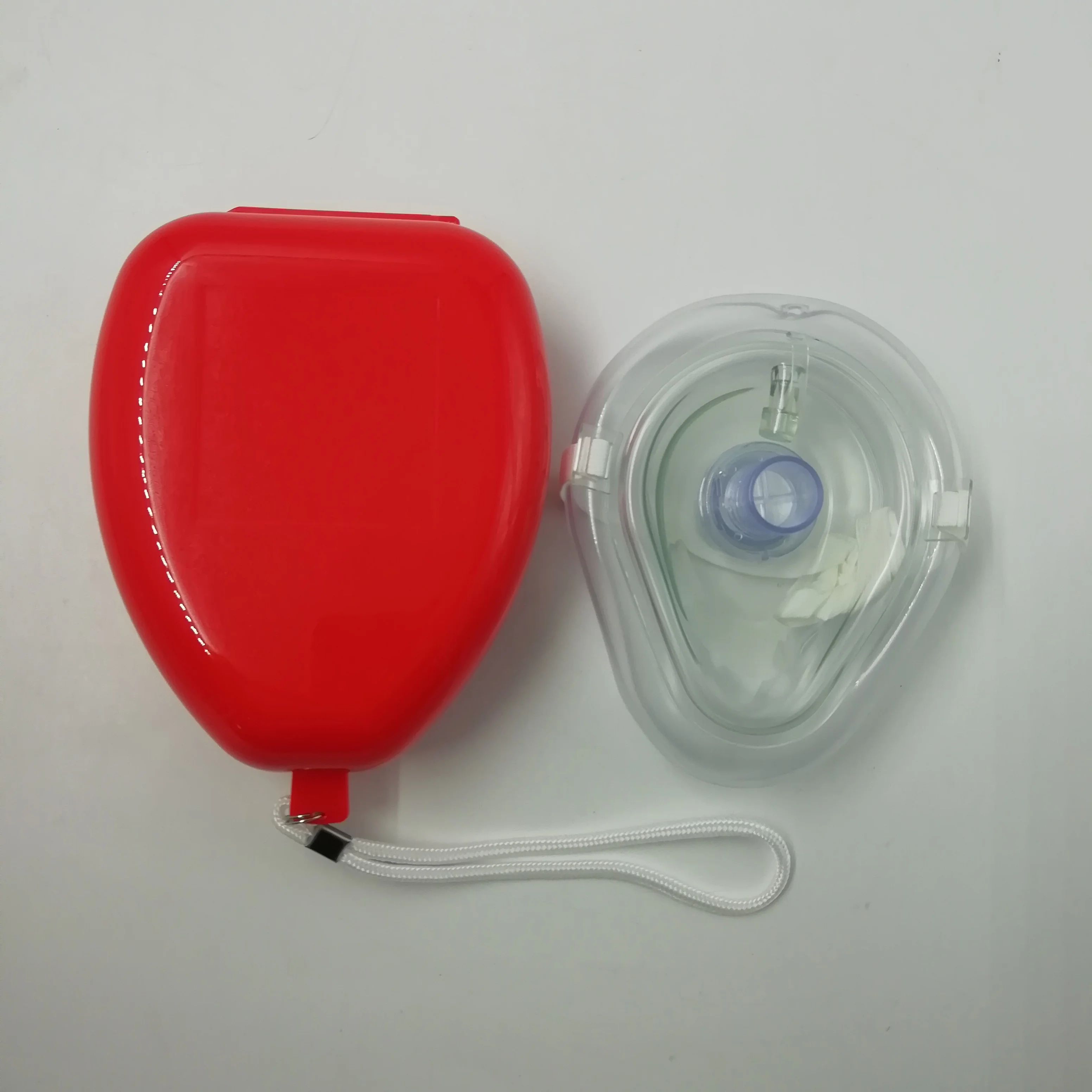 Emergency CPR mask  mouth to mouth mask   one way  CPR  breathing mask