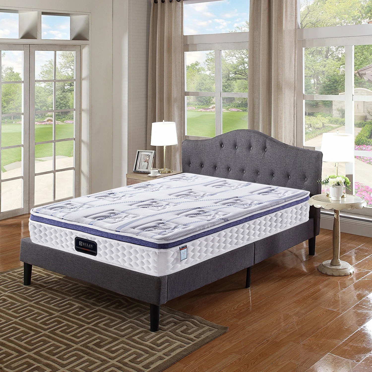 Ultra Comfort Luxury Euro Top Mattress Wholesale Price Pocket Spring Mattress For Adult