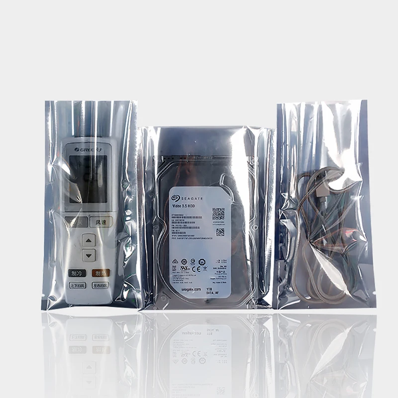 Индивидуальный размер печати антистатический Pe Esd Zip Lock защитный мешок для электронных компонентов