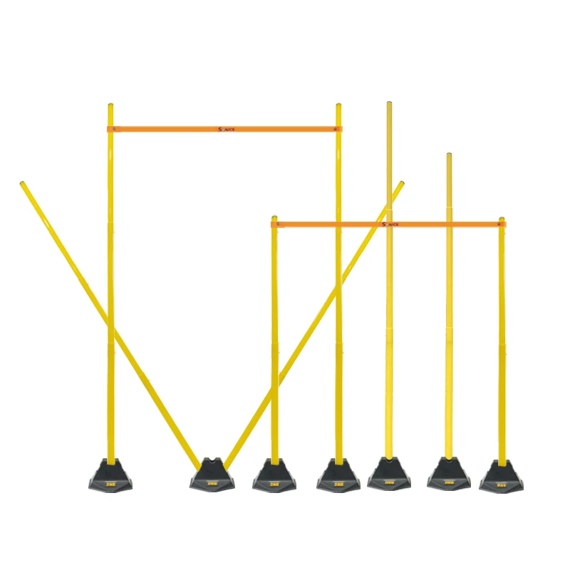 Soccer Training Equipment Agility slalom Poles Set Football Agility Training Polesplastic coaching sticks