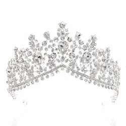 Crystal Rhinestone Bridal Crown Headdress Prom Bridal Headband Wedding Tiaras And Crowns For Wedding Bridal Shower Decoration