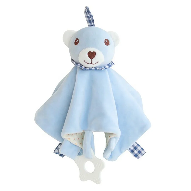 Baby blanket soft infant animal theme soft baby comforter sleeping partner baby soothing towel