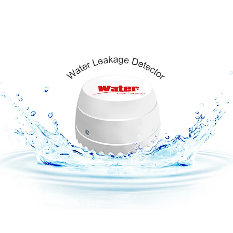 
Most popular easy installation for home security alarm system 433MHz Wireless Water Leakage Detector 