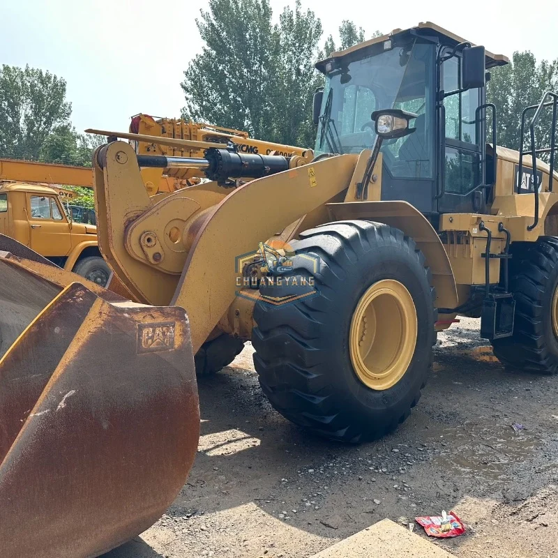 Used Caterpillar 950GC 966H 950H Wheel Loader Original Cat Engine Kawasaki Various Scenarios Front Loader Construction Equipment