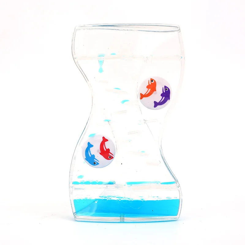 New creative home liquid hourglass decorative ornaments desktop gift wholesale