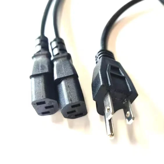 Разветвитель NEMA 5-15P на C13 6 футов 10A 125V 18AWG компьютерный шнур