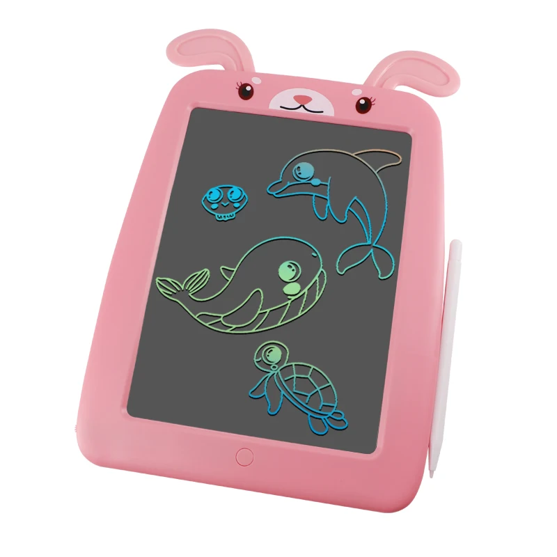 Cartoon LCD Writing Tablet Kids Scratch PAD Board LCD Pad Size 10 Inch Erasable with Memory & 2 yrs Warranty