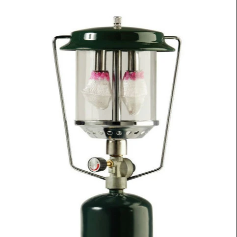 Outdoor portable camping hiking gas lantern backpack patio lamp light