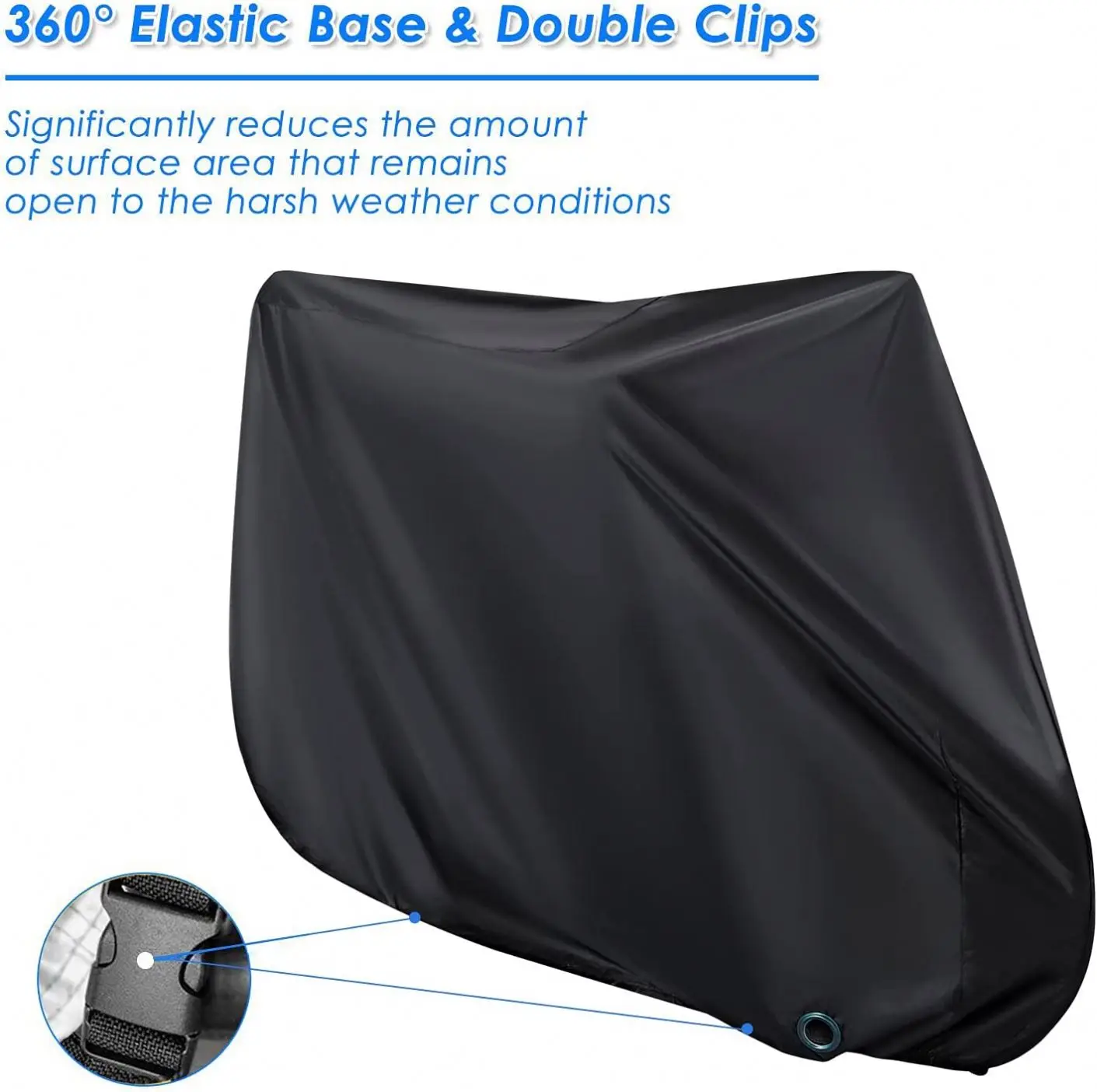 Istaride Bike Covers for Outside Storage Extra Heavy Duty Waterproof Anti Rain Dust UV Protective Bicycle Cover