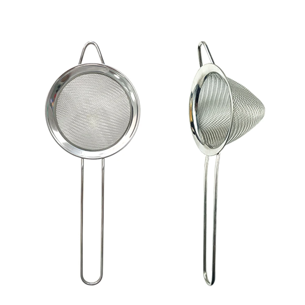 Food grade  Stainless Steel Conical Strainer Sift Strain Drain and coffee strainer for Home Bar Hotel Use