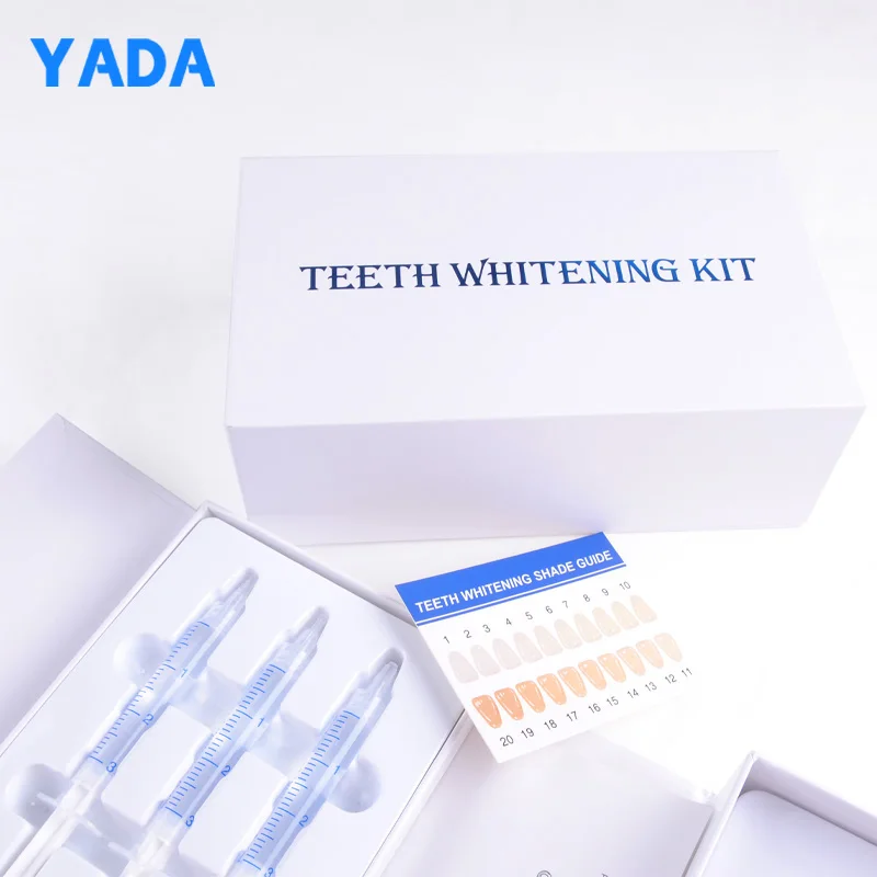 Wholesale 16%hp gel pen products device machine private logo teeth whitening led lamp light home kit with other accessories