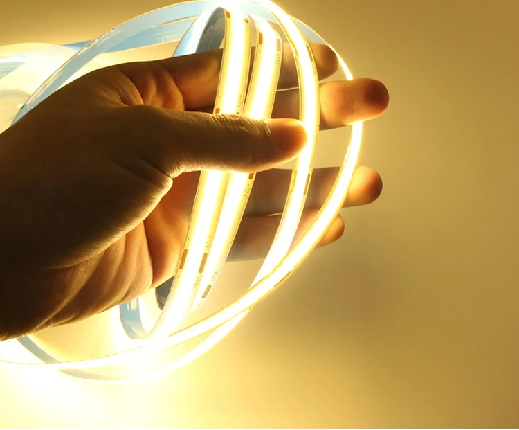 High quality white 5mm 8mm 10mm 12V 24V CRI 90 cob led strip lighting