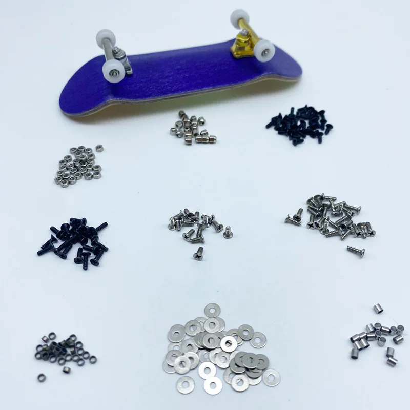 Wholesale  finger skateboard hardware  nuts fingerboard locknuts spacer washers