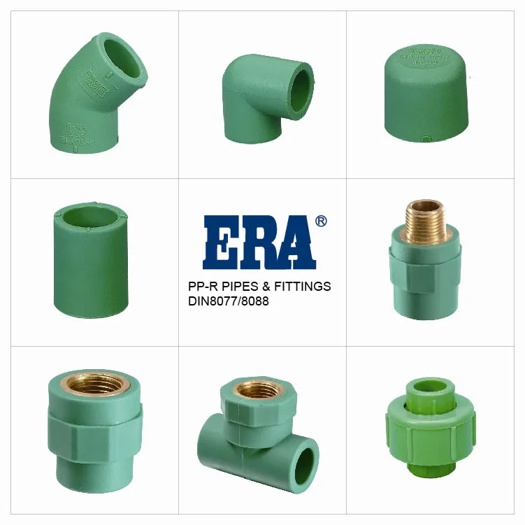 ERA Hot promotion gifts portable ppr pipe green socket M/F