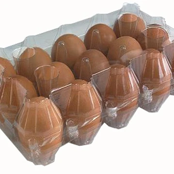15 holes PET PVC plastic egg tray for packing eggs