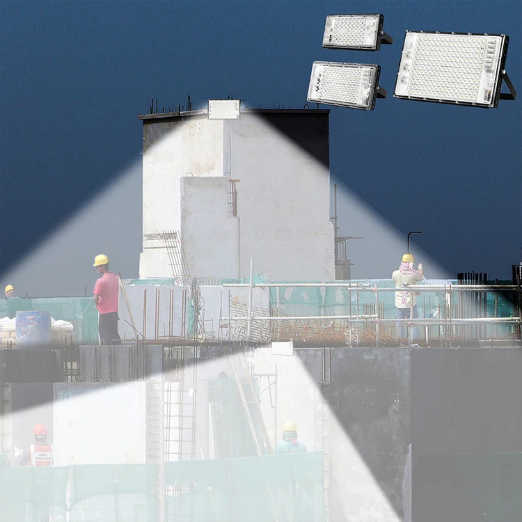 Wholesale AC85-265V Reflectores LED flood light Lamp ip65 50w laminas lampara led reflector liviano 100W 200W Outdoor lighting