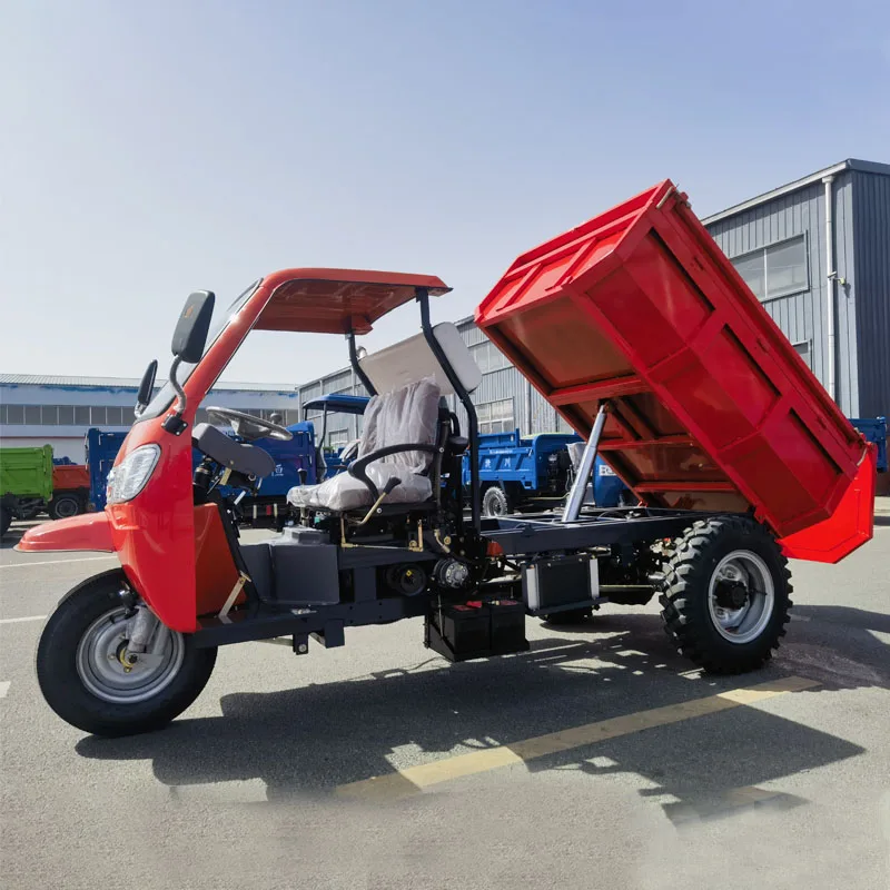 Bob-Lift Tricycle Motor 2 Ton Motorized Cargo Tricycles Custom Motorized Dump Truck Tricycle For Adults