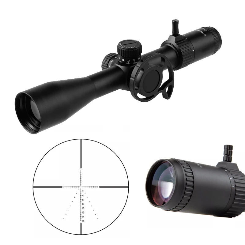 Sivi Outdoor High-Definition Detachable Half-Moon Wheel Fast Fixed Focus Single-Barreled Sniper Air Rifle Black Scope