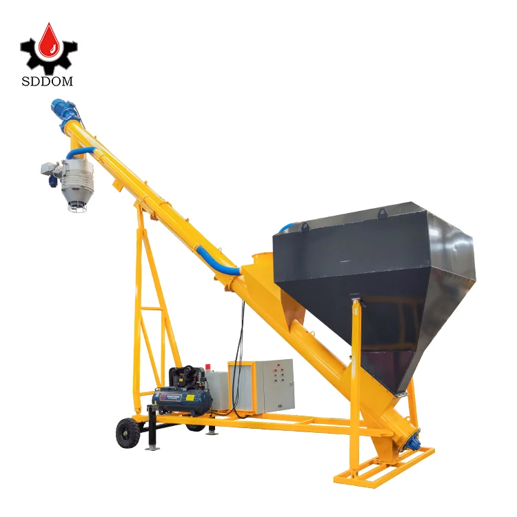 screw auger conveyor portable Bulk cement truck loading system