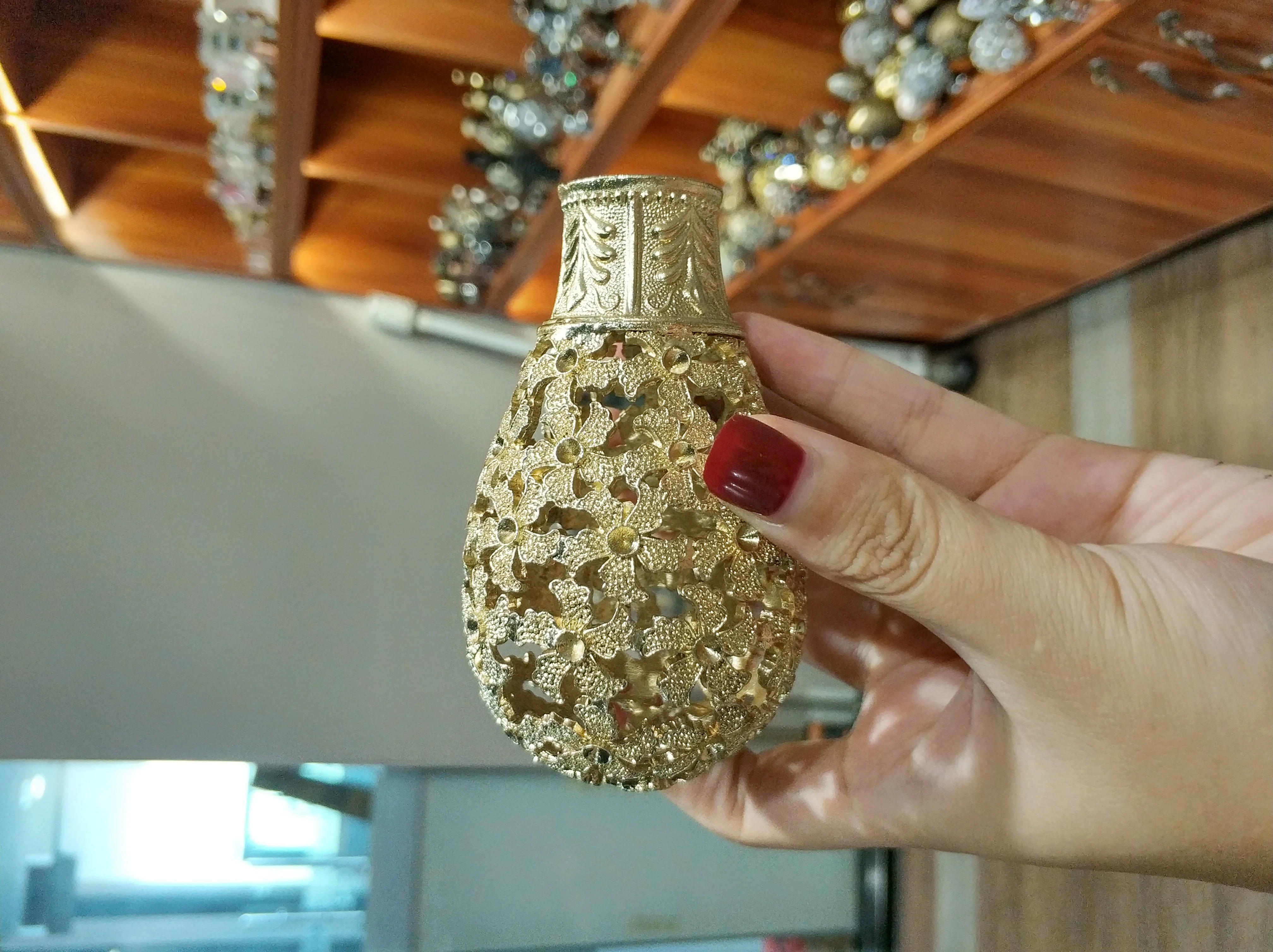 wholesale curtain rod price gold color metal end caps finial curtain rod accessories