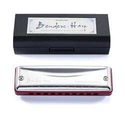 10 Holes Bendersharp  Professional 10 Holes Diatonic Harmonica for Beginner