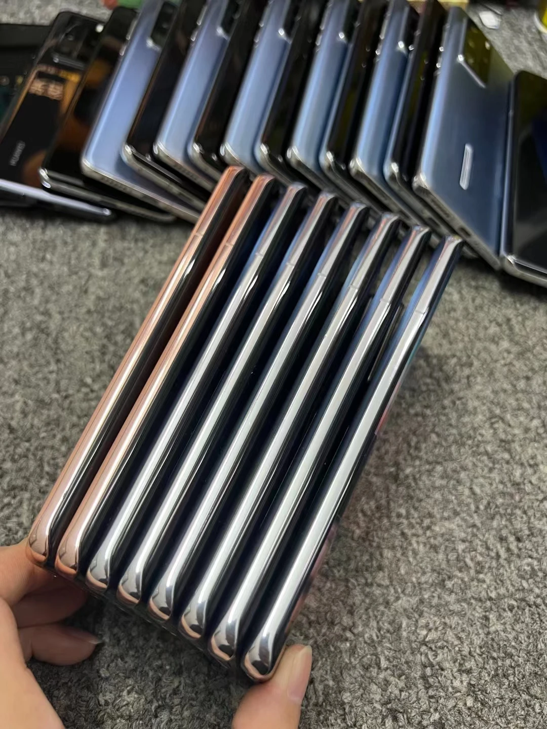 Wholesale used phone for huawei p40 pro plus 5G ELS-AN10 50MP Camera 8GB 512GB Penta Back Cameras Android Smartphone