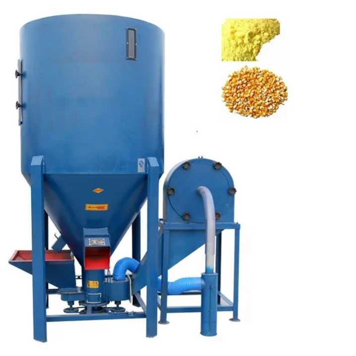 1 ton animal poultry feed mixer used in small feed mill