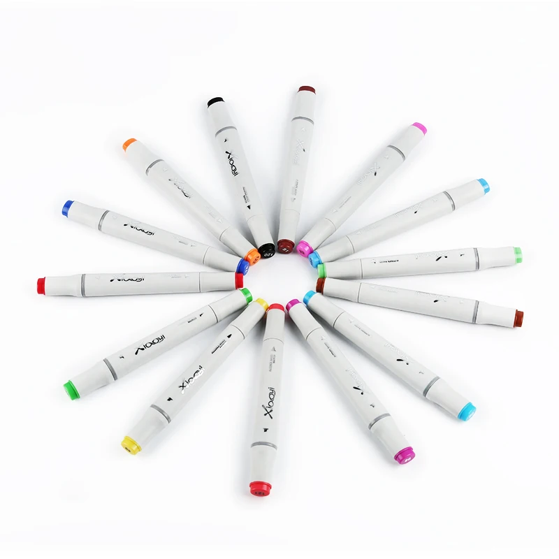 Alcohol Based 30/40/60/80 Colors Anime suit Art Marker Pen