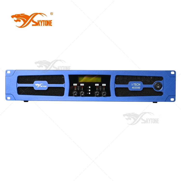 I-TECH серии 4CH Класс D широкий диапазон напряжения 2U усилитель мощности 4x3500 Вт