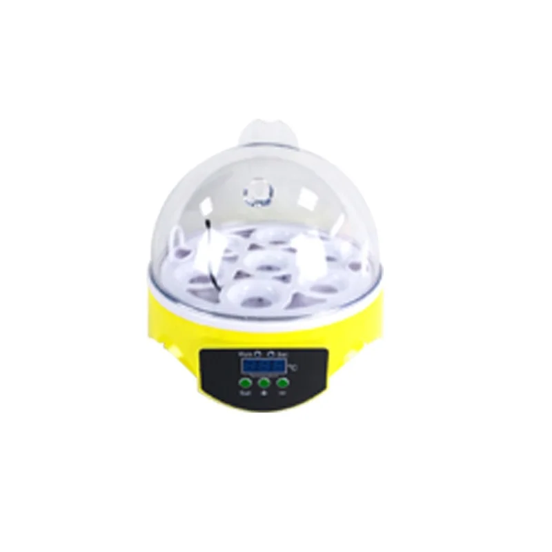 Mini digital auto turning plastic poultry 7 egg incubator controller for chicken