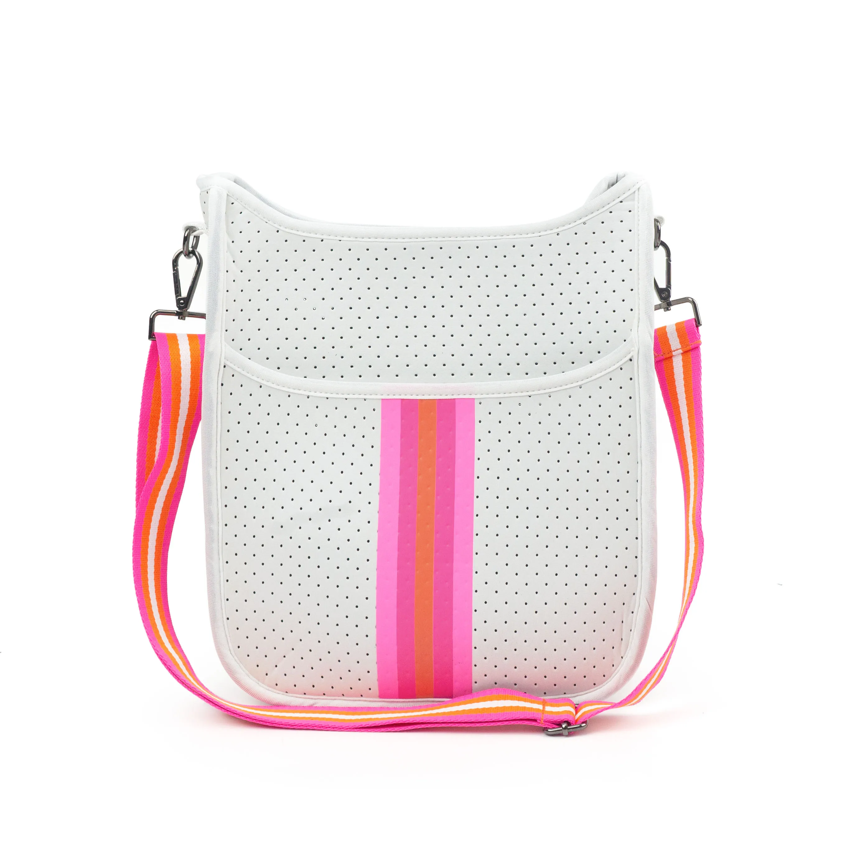 2024 UHP Wholesale messenger bags Cross Shoulder women sling bag perforated waterproof neoprene crossbody bag