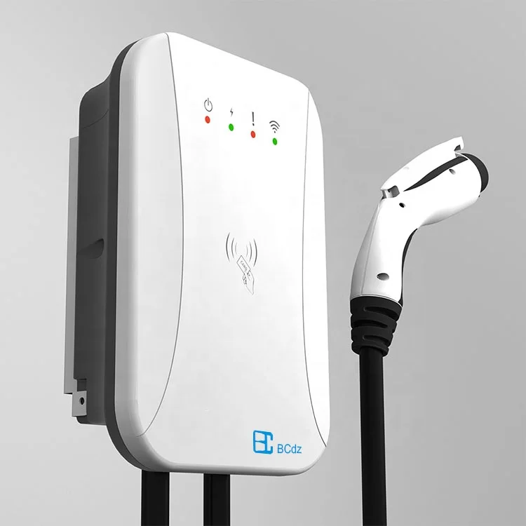 16 a amp Уровень 2 ev зарядное устройство smart wallbox портативное evse 10a 16a Тип 3 контакта cee