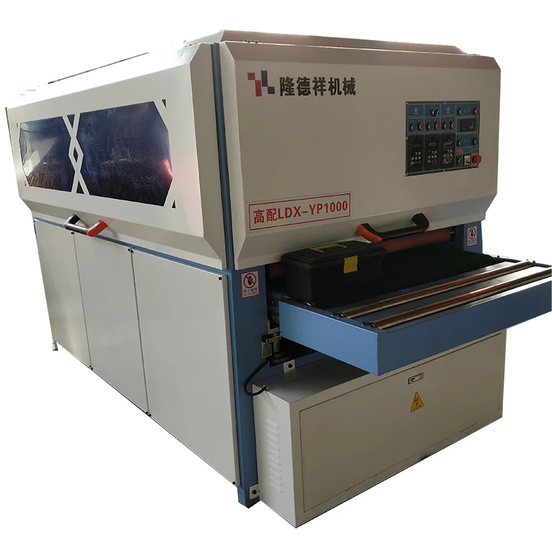 Woodworking full-automatic heavy-duty solid wood brush sander MDF cabinet door sanding polishing machine