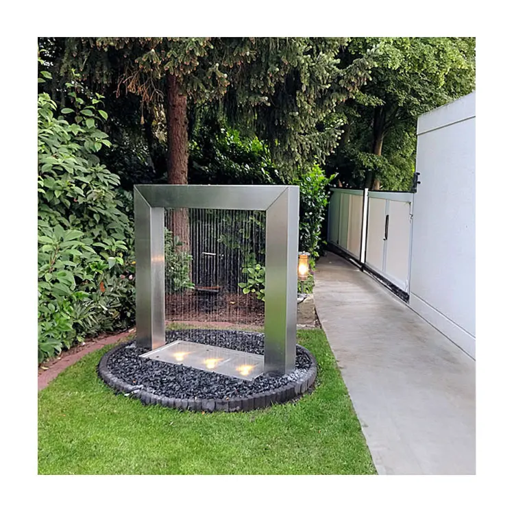 Custom Top Bowl Metal Fountain Exterior Fountain with Creek