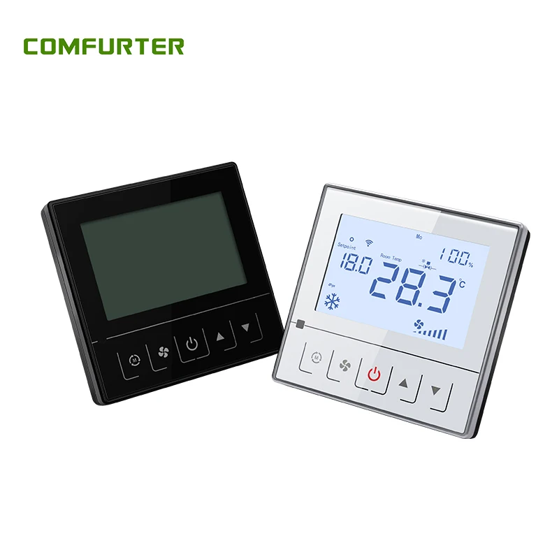 Comfurter Smart Tuya Touchscreen WiFi Thermostat  Voice Control Digital Room Temperature Controller with 7 Day Programmable