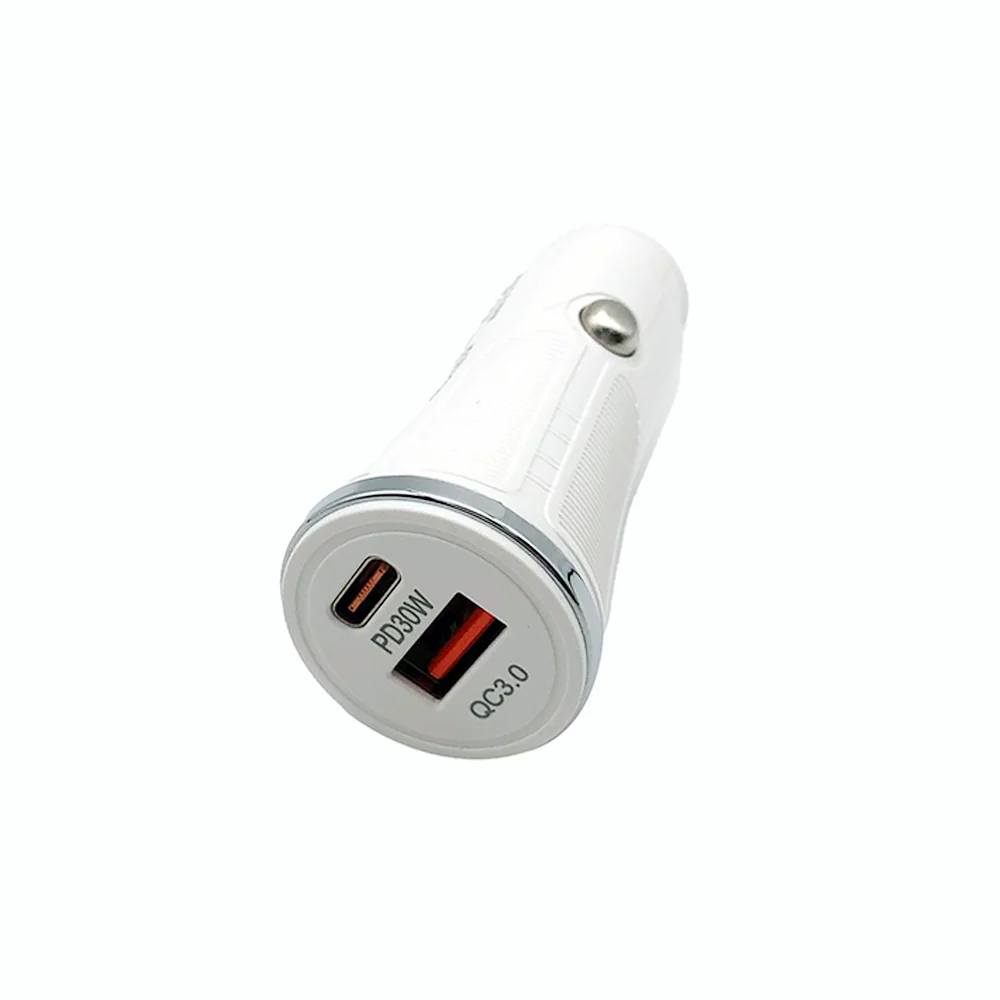 Быстрая зарядка PD 30 Вт Универсальный 2 порта USB 18 быстрое автомобильное зарядное устройство QC 3 0