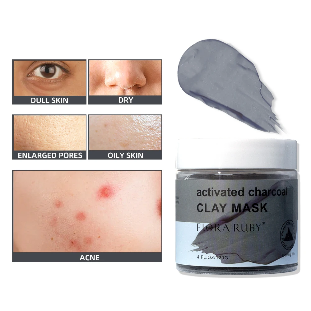 Dead sea clay mud mask Turmeric cleansing facial mask clay face masks