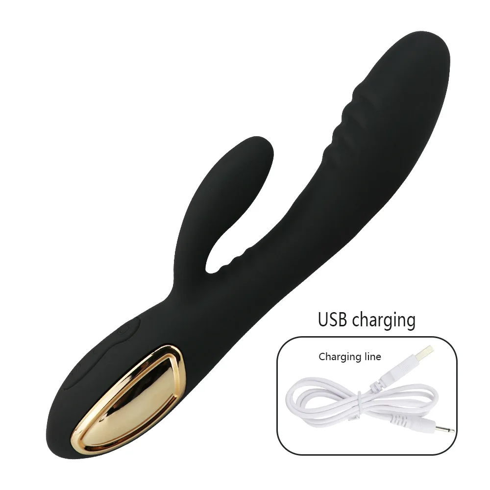 insert vibrator double-head masturbation Professional factory Hot sale & high quality USB charger waterproof