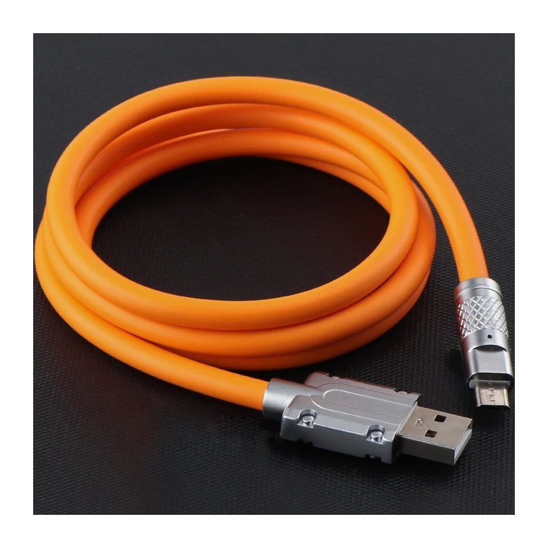 Hot selling in Silicone Zinc alloy Data Cables 6A, In Stock 120W USB Cable Type-C Charging cables
