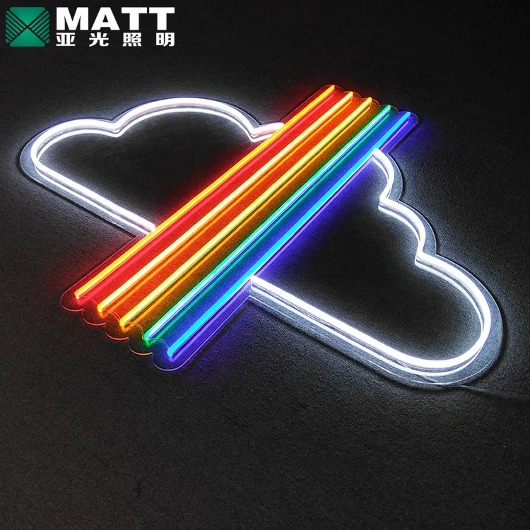 Custom LED Neon Sign Weather LED Light neon rain and clouds sign light neon