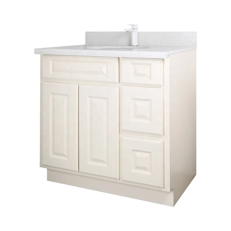 Most Affordable Ready Made Solid Wood Luxury Bathroom Cabinet Design