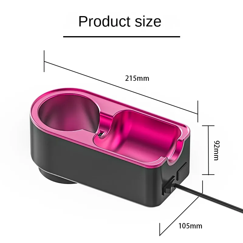 Hot Sale Home Storage Countertop Hair Dryer Holder Bathroom Acrylic Hair Styling Product Skin Care Products Tool Box Organizer