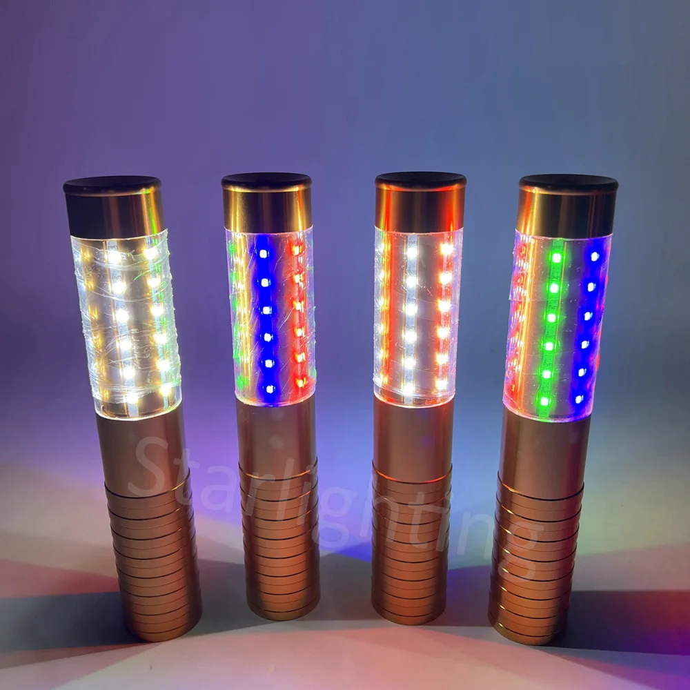 Rechargeable Wine Champagne Bottle Service Stick Glow Sparklers Light LED Strobe Baton Stopper For Nightclub Party Bar