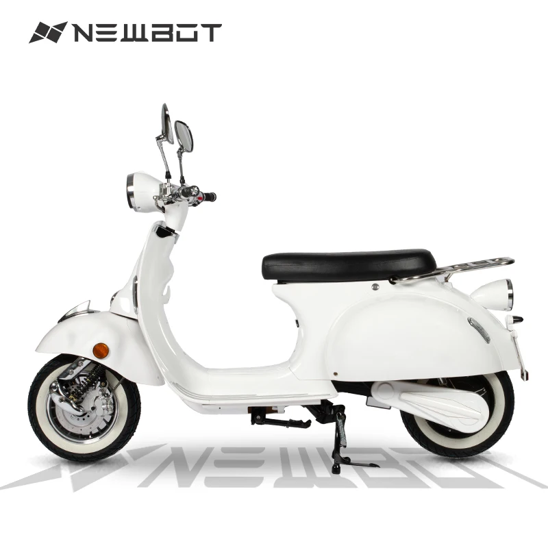 Newbot EEC 4500W 72V 40Ah White Adult Lithium Battery electric moped electric scooter electric motorcycle