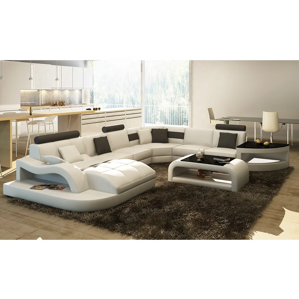 Lounge Suite Sofa Set Modern Living Room Furniture Wholesale Leather Recliner Sectional with