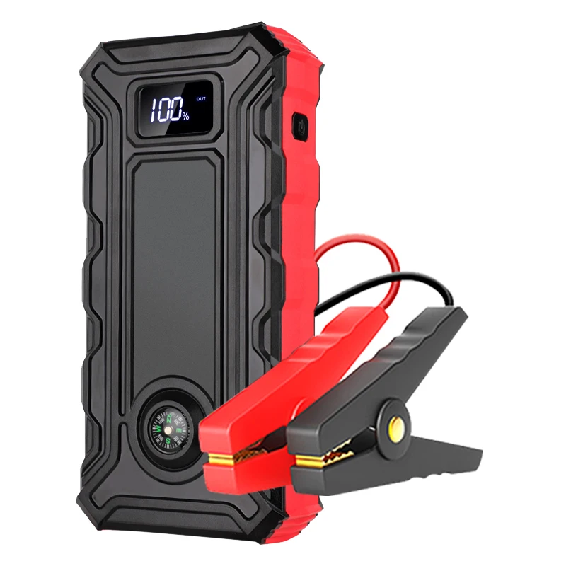 Factory 12V High Power Car Jump Starter Emergency Battery Booster With Tyre Air Pump Tool Suit