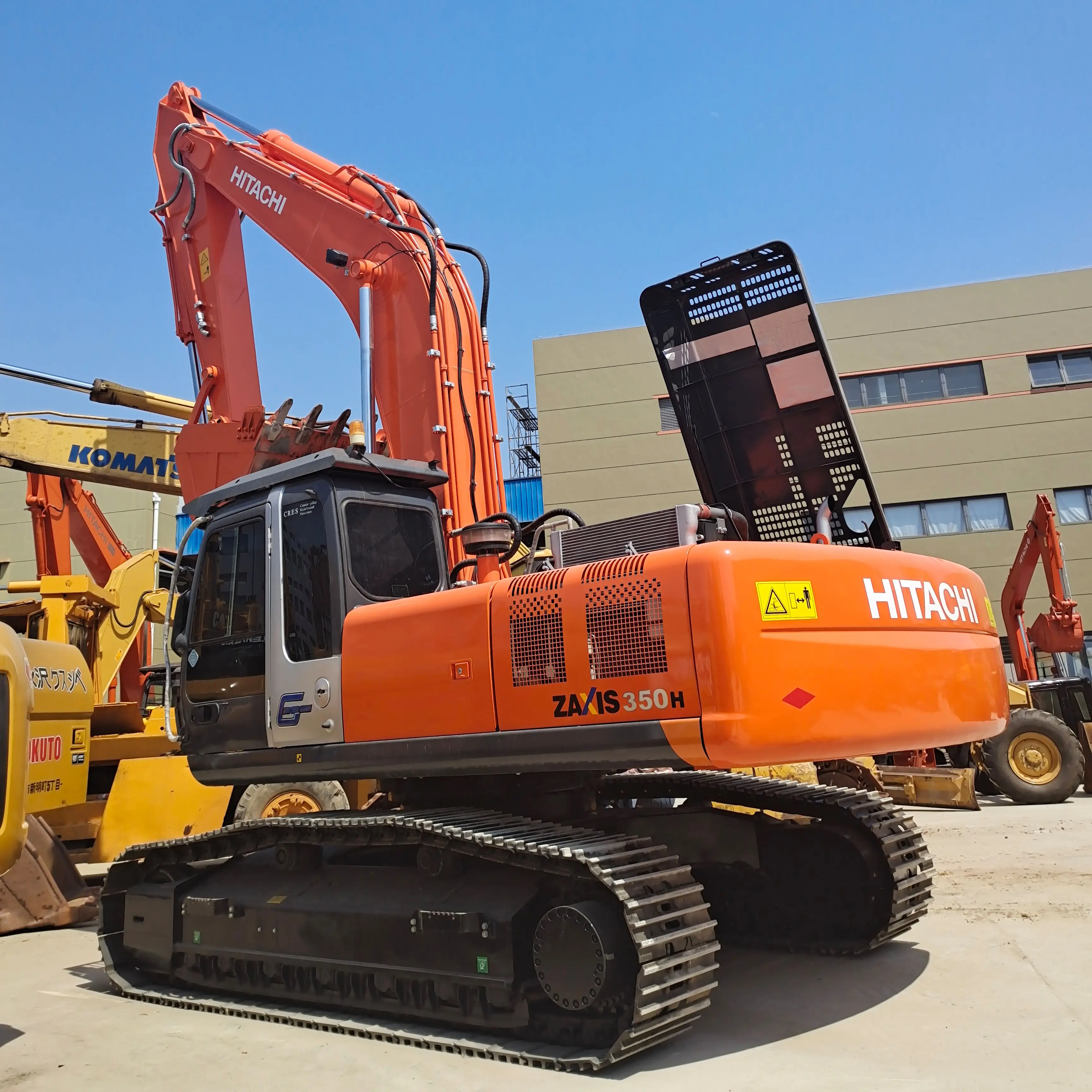 Hitachi- Zx350 33-тонный гусеничный экскаватор Японский Б/у Hitachi-Тяжелая машина Zaxis 350 гусеница экскаватора